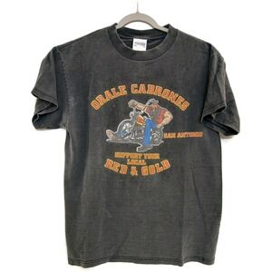 Orale Cabrones San Antonio Shirt Mens Large Black Biker Motorcycle Graphic Tee
